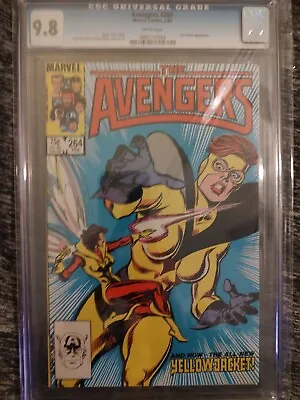 Buy 9.8 CGC AVENGERS 264 1st Yellowjacket II CHEAPEST 1986 Guardians Of The Galaxy • 98.79£