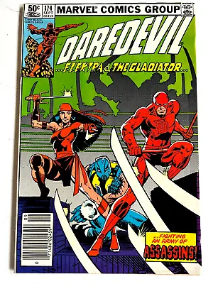 Buy DAREDEVIL #174  FRANK MILLER (1st Appearance Of THE HAND ) 1981 NEWSSTAND ED • 15.73£