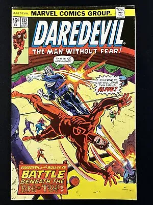 Buy Daredevil #132 Marvel Vintage Old Bronze Age Comics 1st Print Missing MVS *A1 • 15.83£