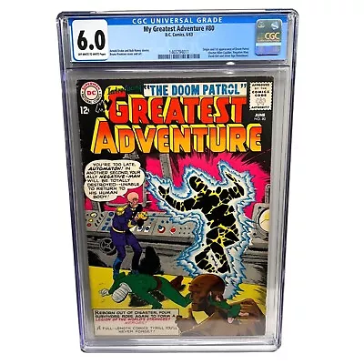 Buy My Greatest Adventure #80 (DC Comics, 1963) CGC 6.0 1st App. Of Doom Patrol • 995.82£