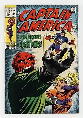 Buy Captain America #115 FN 6.0 1969 • 54.50£