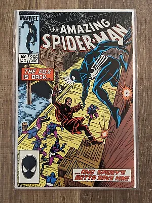 Buy Marvel Amazing Spider-Man #265 1985 Key 1st App Silver Sable - Kraven Movie - NM • 70£