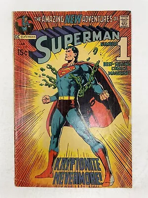 Buy Superman #233 “Kryptonite Nevermore” DC Comics 1971 Neal Adams Cover DC Comics • 56.76£