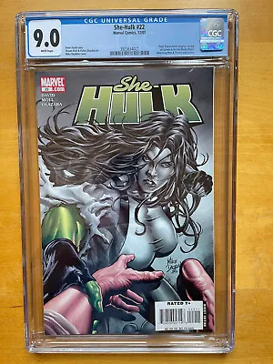 Buy SHE-HULK #22 CGC 9.0 (Marvel 2007) Jazinda 1st Appearance! White Pages New Slab! • 39.81£