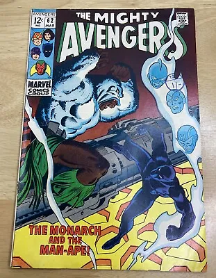 Buy The Mighty Avengers #62 1st Man-Ape M’Baku, Black Panther 1969 Marvel • 49.50£