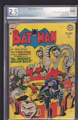 Buy Batman #73 (nov   / 1952) DC Comics Comic Book  2.5 Graded  • 799.81£