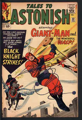 Buy Tales To Astonish #52 6.5 // 1st Appearance New Black Knight Marvel 1963 • 135.83£