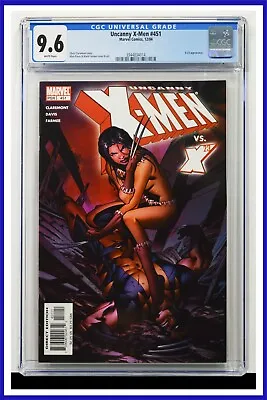 Buy Uncanny X-Men #451 CGC Graded 9.6 Marvel December 2004 White Pages Comic Book. • 66.25£