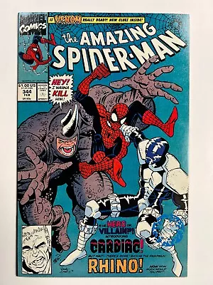 Buy Amazing Spider-Man #344 Marvel Comics 1991 NM • 14.51£