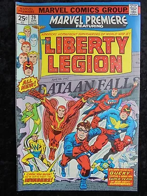 Buy Marvel Premiere The Liberty Legion #29 Marvel Comics 1976 • 7.49£