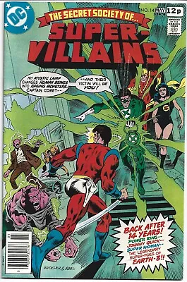 Buy Secret Society Of Super Villains #14, 1978, DC Comic • 4£