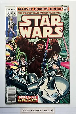 Buy Star Wars #3 Vol.1 Marvel Comics (1977) Cents Copy • 4.26£