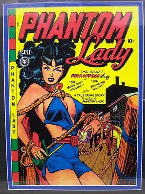 Buy PHANTOM LADY #17 Cover Print, Matt BAKER Art, Comic Archives, Matted • 100.34£