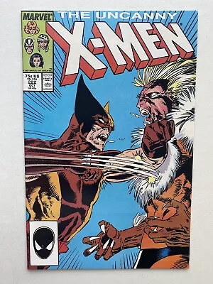 Buy Uncanny X-Men #222 Wolverine V Sabertooth! Marvel 1986 Gemini Shipped! • 12.06£