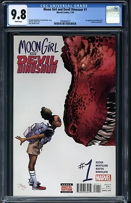 Buy Moon Girl And Devil Dinosaur #1 CGC 9.8 First Lunella/Moon Girl - 1994658015 • 139.03£