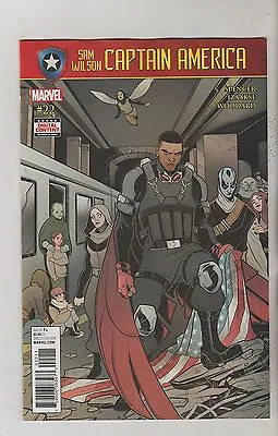 Buy Marvel Comics Sam Wilson Captain America #22 July 2017 1st Print Nm • 4.65£