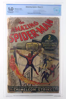 Buy Amazing Spider-Man #1 - Marvel Comics 1963 CBCS 1.0 2nd App. Of Spider-Man. CGC • 4,002.24£