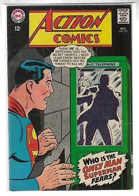 Buy Action Comics (lot Of 4) #355,360,368,&369 Dc Comics 1967-1968 Avg Grade Vf • 55.94£