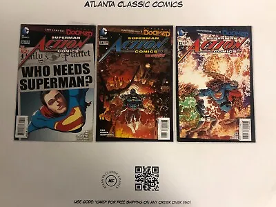 Buy 3 Action Comics DC Comic Books Superman # 33 34 35 Flash Aquaman Batman 125 KE1 • 7.88£