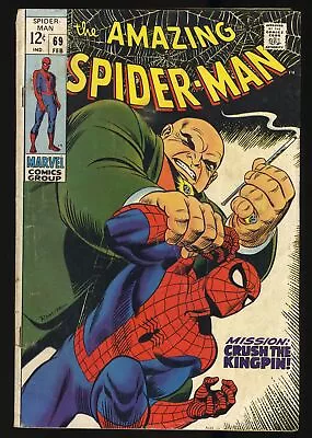 Buy Amazing Spider-Man #69 VG+ 4.5 Kingpin Appearance! Marvel 1969 • 39.42£