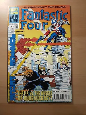 Buy Fantastic Four Annual #27 (marvel 1994) 1st. Time Variance Authority Vf/nm • 8.04£