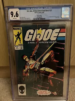 Buy G I Joe, A Real American Hero #21 CGC 9.6 Marvel Comics Third Printing, ARAH • 600£