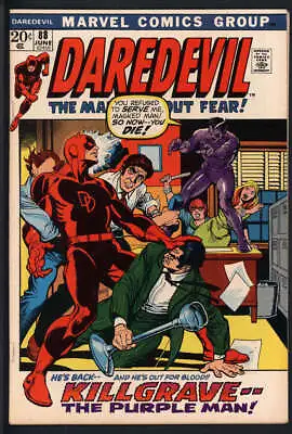 Buy Daredevil #88 3.0 // 1st Appearance Of Larry Cranston, Becomes Mr. Fear 1972 • 27.35£