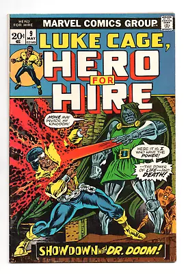 Buy Luke Cage, Hero For Hire #9 - Vs Doctor Doom - 1973 - FN • 23.71£