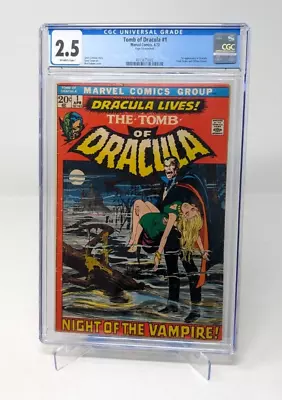 Buy Tomb Of Dracula #1 CGC 2.5 Marvel Comics 1972 • 199.88£
