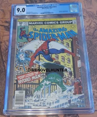 Buy The Amazing Spider-man #212 Cgc 9.0 1st Appearance Of Hydro-man & Orgin • 86.18£