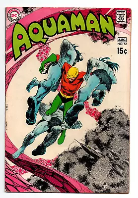 Buy Aquaman #52 - Black Manta - Mera - Aqualad - Neal Adams - Nick Cardy - 1970 - FN • 23.71£