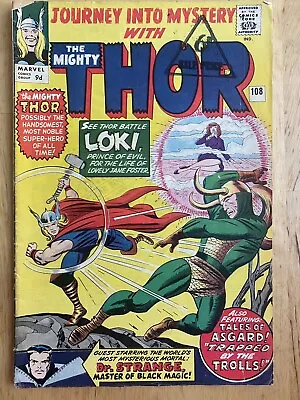 Buy Thor108. 1964 VG/FN. Journey Into Mystery • 30£