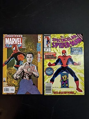 Buy The Spectacular Spider - Man # 158 Marvel Comics & Ultimate Marvel Team Up #15 • 4.02£