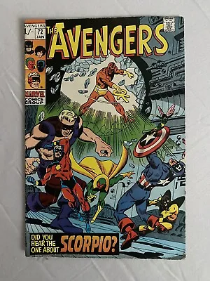 Buy Marvel Comics: The Avengers #72 - Did You Hear The One About Scorpio? • 11£