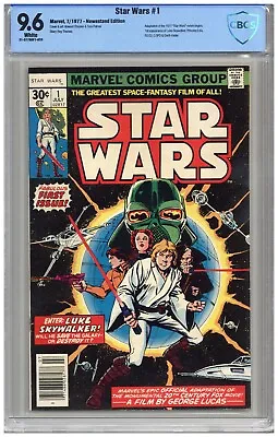 Buy Star Wars   #1  CBCS   9.6   NM+   White Pgs   7/77  Adaptation Of The 1977 “Sta • 1,385.32£
