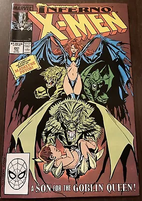 Buy Uncanny X-Men #241 NM Origin Madelyne Pryor As Goblin Queen 1989 Marvel Inferno • 7.98£