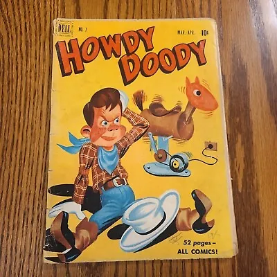 Buy Howdy Doody Volume 1 #7 March-April Dell Comics 1951 • 15.80£