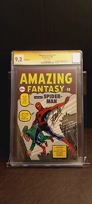 Buy Amazing Fantasy #15 CGC 9.2 Stan Lee German 1st App Spider-Man (ONLY 29 EXIST) • 1,199.28£