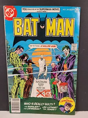Buy Batman #291 (DC Comics 1977) Joker And Rogue's Gallery Cover F • 15.98£