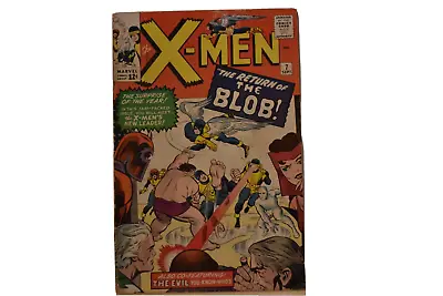 Buy Uncanny X-Men #7 Silver Age G/VG Condition 2nd Appearance Of The Blob • 314.68£