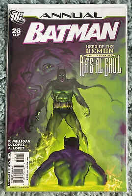 Buy Batman Annual #26 2007 DC Comics Ra’s Al Ghul Sent In A Cardbord Mailer • 5.49£
