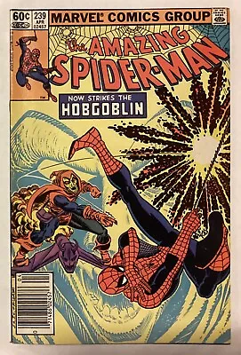 Buy Amazing Spider-Man 239, 1983. Newsstand Edition. 2nd Appearance Hobgoblin. VF • 31.62£