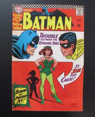 Buy DC Comic Book Batman #181 Poison Ivy BM & Robin Pin-Up Centerfold Original 1966 • 751.08£