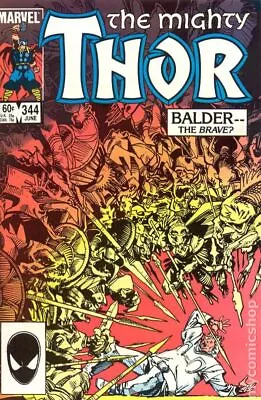 Buy Thor #344 FN+ 6.5 1984 Stock Image 1st App. Malekith • 7.20£