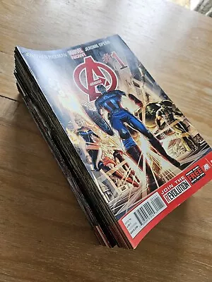 Buy Marvel Comics - Avengers - Issues #1-44 + #34.1, 34.2 + Annual - Full Vol 5 • 75£