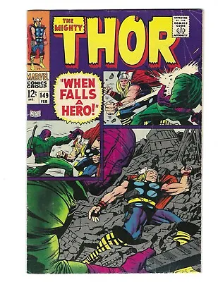 Buy Mighty Thor #149 1968 FN/FN- Wrecker!  Origin Or The Inhumans!Combine Shipping • 24.01£