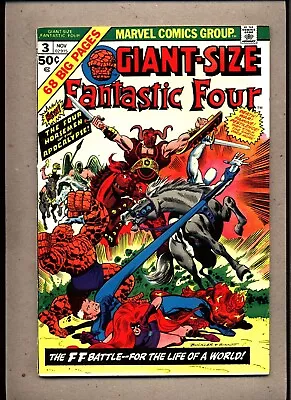 Buy Giant-size Fantastic Four #3_november 1974_very Fine Minus_bronze Age Marvel! • 12.50£