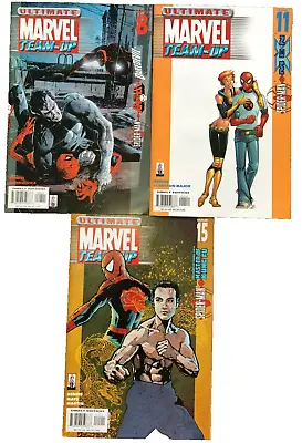 Buy Lot Of 3 Comic Books ULTIMATE MARVEL TEAM-UP Issues 8, 11, And 15 Used Comics • 4£