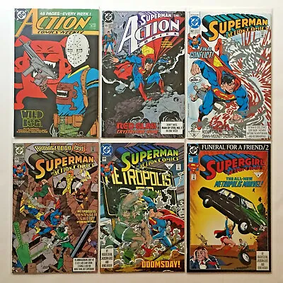 Buy Superman Action Comics 1990s 18 Comics Between #666-705 Annuals 3 6 Dc Lot #640 • 24.01£