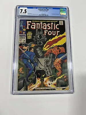 Buy Fantastic Four 80 Cgc 7.5 Ow/w Pages Marvel 1968 • 79.94£